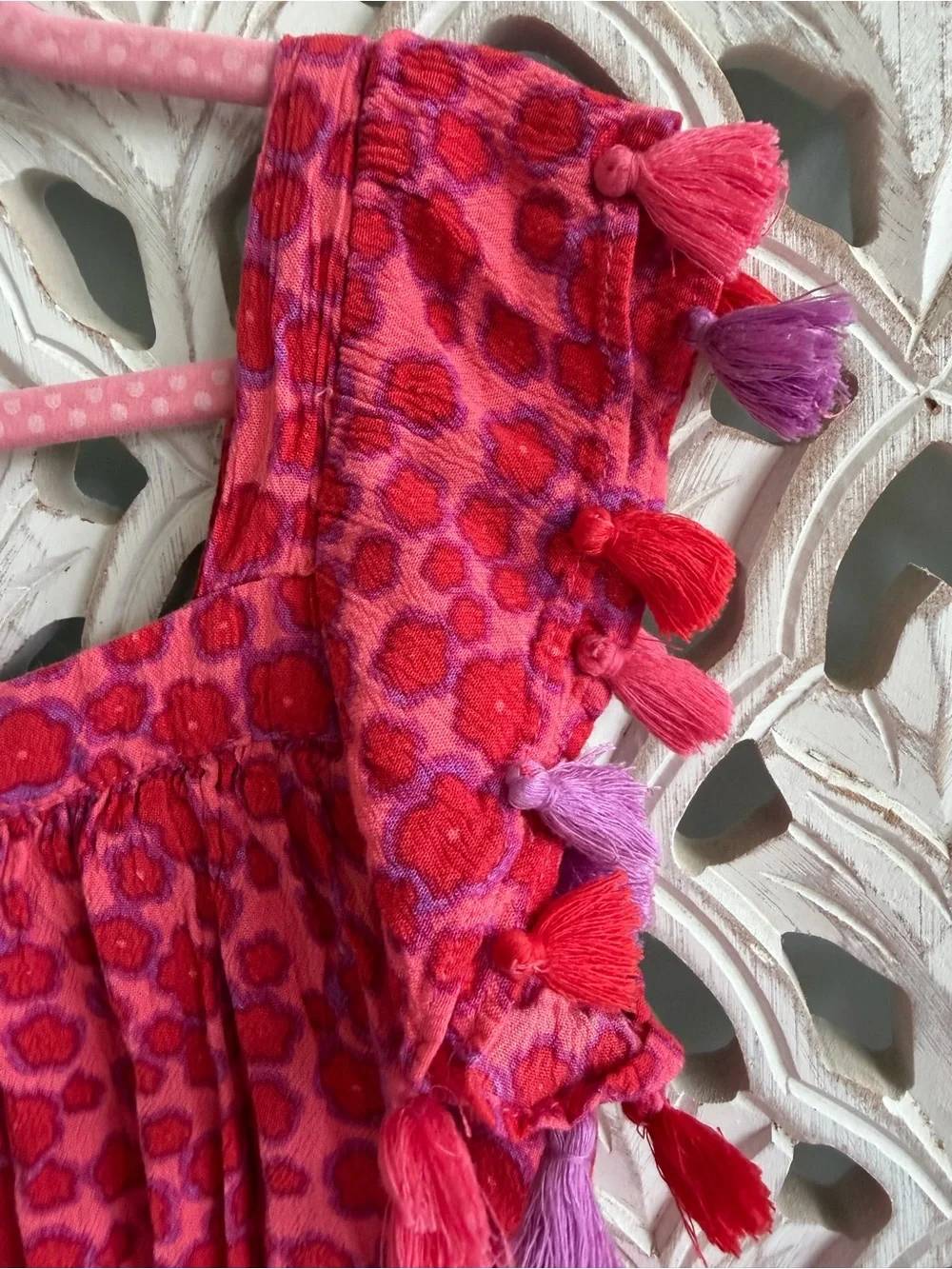 French Connection Tassel Flutter Dress, 3T